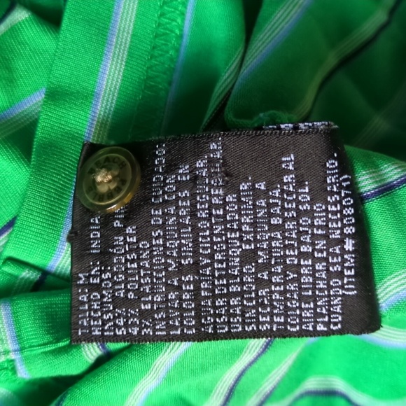 Men's Striped Polo Medium - Picture 7 of 7